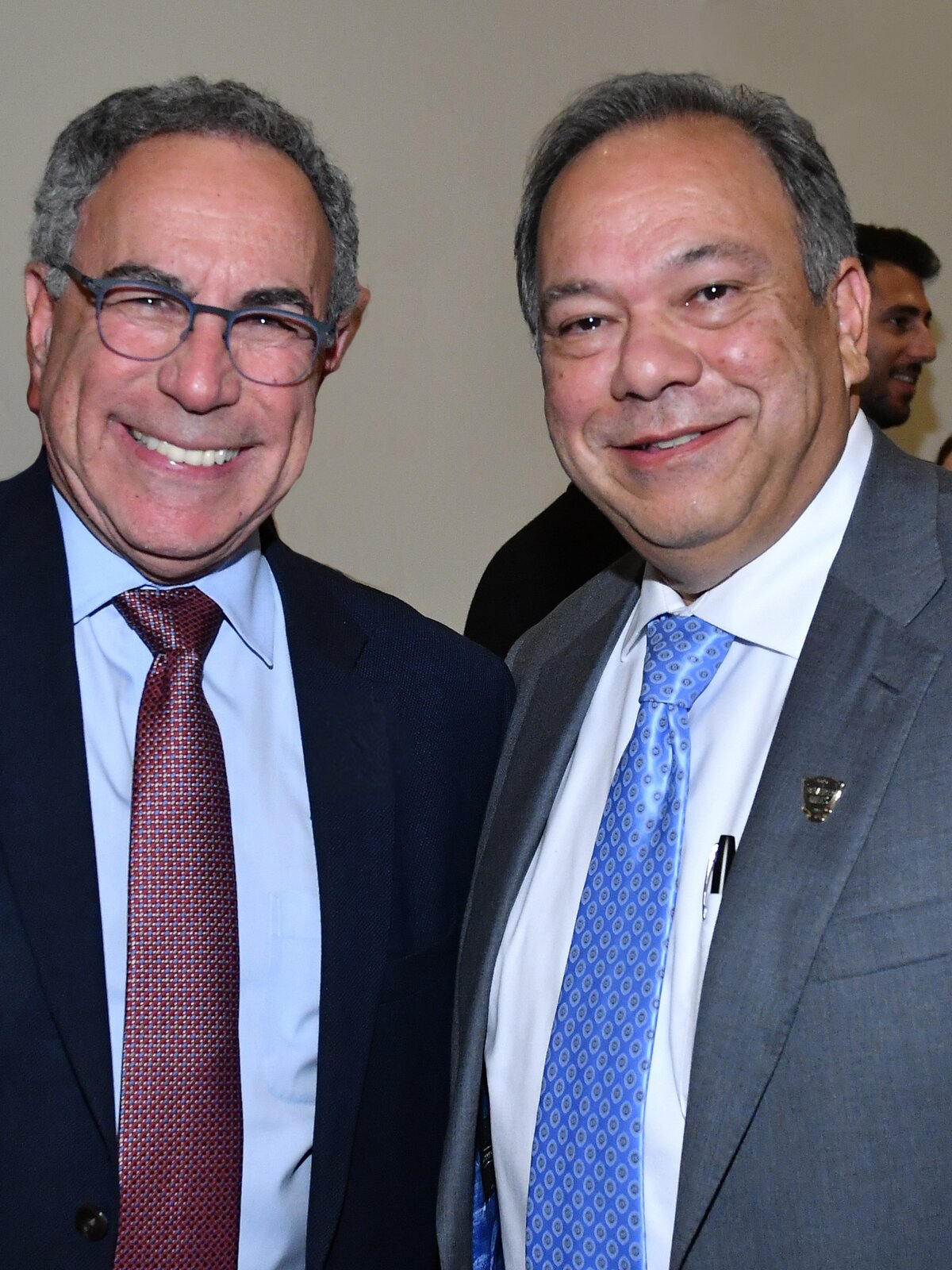 Beverly Hills City Manager George Chavez (Ret.) with Lester Friedman